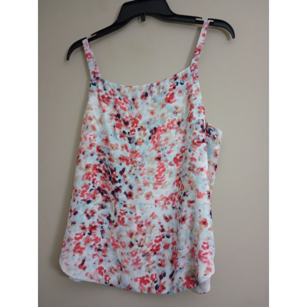 DKNY Floral Tank Blouse Size Large - Picture 2 of 6